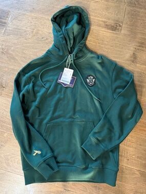 Giordano Green Slytherin Crest Pullover Hoodie, size Small, Unisex, NWT